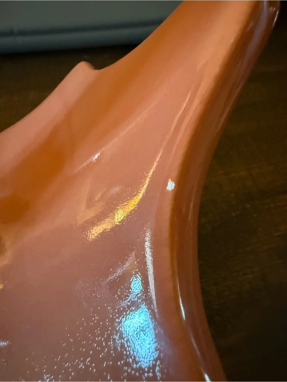 Vintage Nova Designs Fine Ceramic Terracotta color Swan Towel holder.